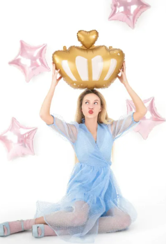 Preview: XL Folienballon Figur - Krone - 52cm x 42 cm